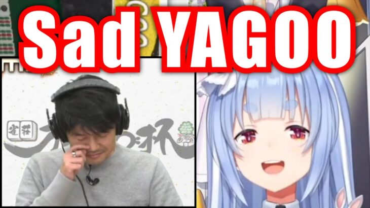 Pekora’s reaction to Sad YAGOO