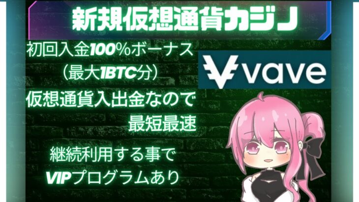 【オンラインカジノ】勝ち組ちゃんのオンカジ配信【vaveカジノ】